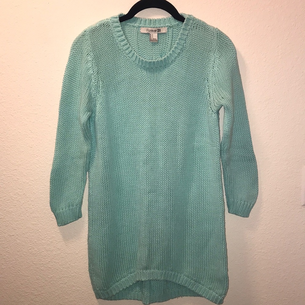 *SOLD*Forever 21 Teal Sweater